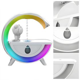 Haut Parleur Bluetooth et Humidificateur anti-gravité en forme de G