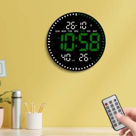 Horloge murale numérique LED avec Télécommande JH-2860
