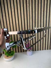 Porte-serviettes mural pliable en acier inoxydable avec crochets GM – علاقة مناشف قابلة للطي