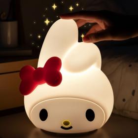 Veilleuse Enfant My Melody Lampe LED avec Lumière Douce – مصباح سيليكون لغرف الأطفال