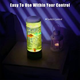 Lumière D’Ambiance Ocean Fish, Veilleuse Décoration Bureau Table