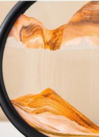 Sablier 3D Avec Support pour la décoration de la maison, sable de mer profonde, art créatif, décoration de bureau, décoration de chambre, cadeau